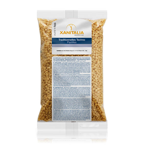 Wosk w dropsach 1000gr miodowy Xanitalia
